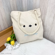 ぼく、シマエナガ。 ジッパー付きトート