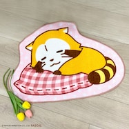 ラスカル ダイカットマットおねんね/ピンク