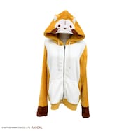 ラスカル 顔つきパーカーイエロー