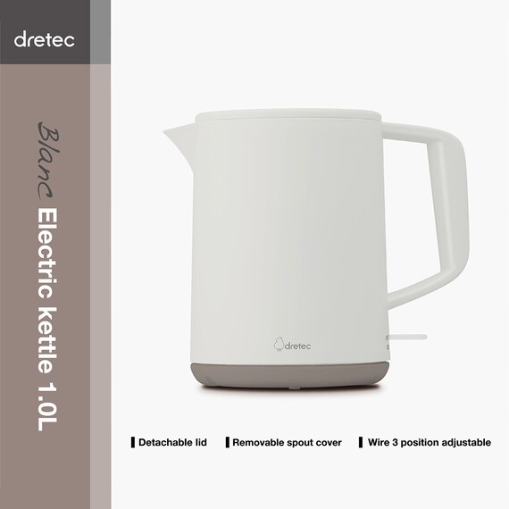 電気ケトル1.0L ブラン(PO-366 ホワイト) 2枚目画像