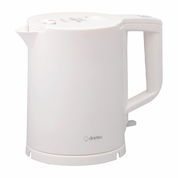 湯漏れ防止電気ケトル0.8L ピタポット(PITAPOTTO ホワイト) 1枚目画像