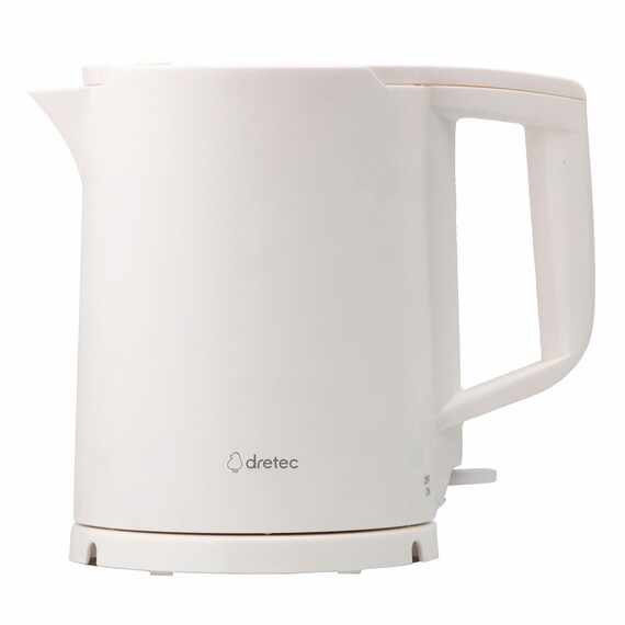 湯漏れ防止電気ケトル0.8L ピタポット(PITAPOTTO ホワイト) 3枚目画像