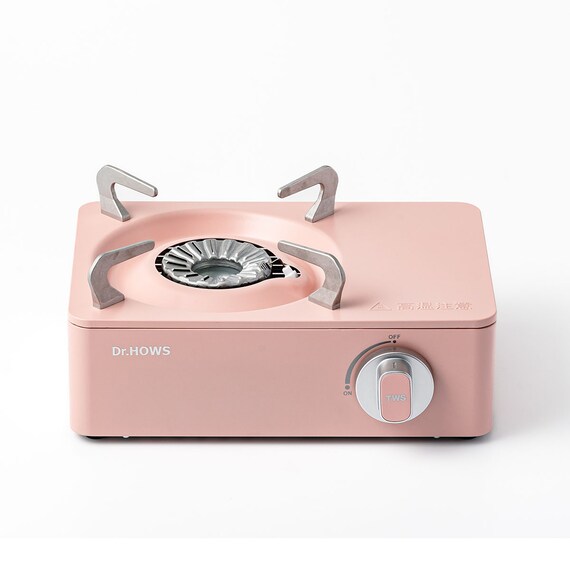 トゥインクルミニストーブ 風に強いカセットコンロ(ピンク) 2枚目画像