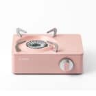 トゥインクルミニストーブ 風に強いカセットコンロ(ピンク) 2枚目画像