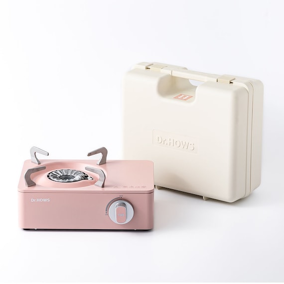 トゥインクルミニストーブ 風に強いカセットコンロ(ピンク) 3枚目画像