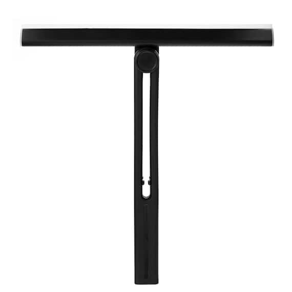 コンパクト水切りワイパー マグネット付き(ブラック) 1枚目画像