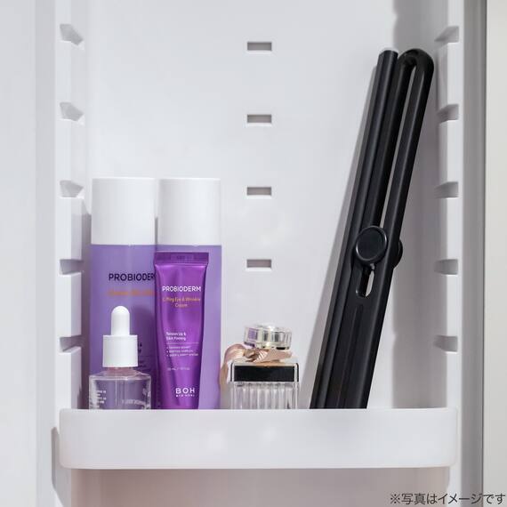 コンパクト水切りワイパー マグネット付き(ブラック) 5枚目画像