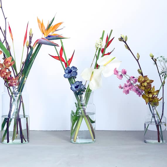 リューズガラス フラワーベース ネック 7枚目画像