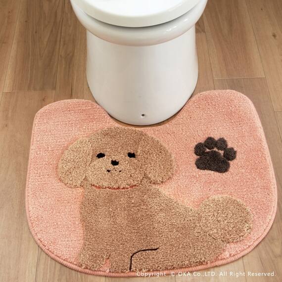 ファンディットアニマル トイレマット プードル 3枚目画像