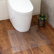 透明トイレマット