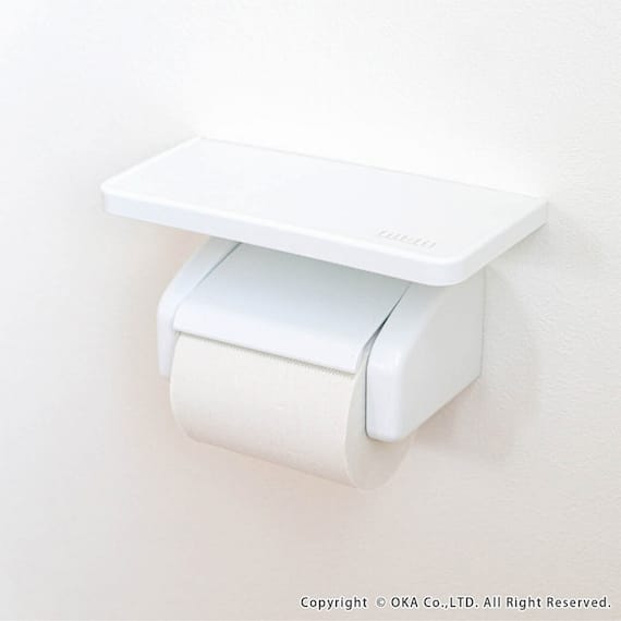 片手でカット ペーパーホルダー(棚付き) 1枚目画像