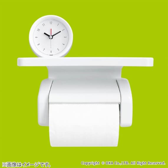 片手でカット ペーパーホルダー(棚付き) 5枚目画像