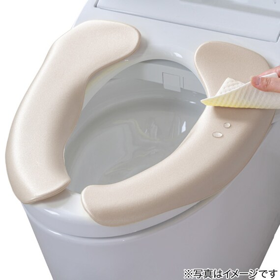 拭ける便座カバー(ベージュ) 5枚目画像
