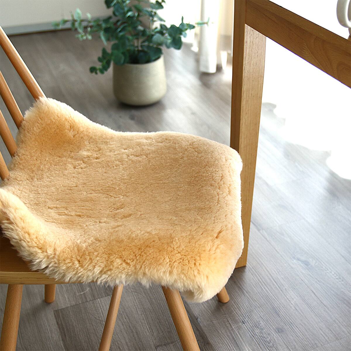 日本製】ムートンシートクッション 40×40cm (ホワイト) | ニトリネット
