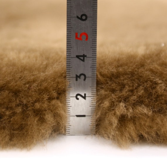 【日本製】ムートンシートクッション 40×40cm (ブラウン) 5枚目画像