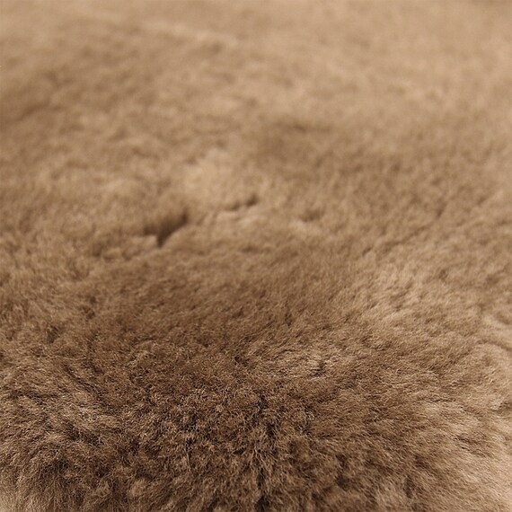 【日本製】ムートンシートクッション 40×40cm (ブラウン) 6枚目画像