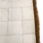 【日本製】ムートンシートクッション 40×40cm (ブラウン) 7枚目画像