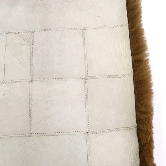 【日本製】ムートンシートクッション 40×40cm (ブラウン) 7枚目画像