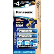 エボルタネオ 単4形アルカリ乾電池×4本セット(4LR03NJ/4B)