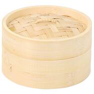 暮らしに合わせる 竹製せいろ (フタ付き 1段)