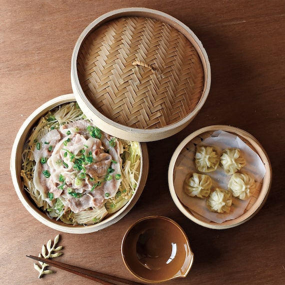 暮らしに合わせる 竹製せいろ 15cm(フタ付き/1段) 2枚目画像