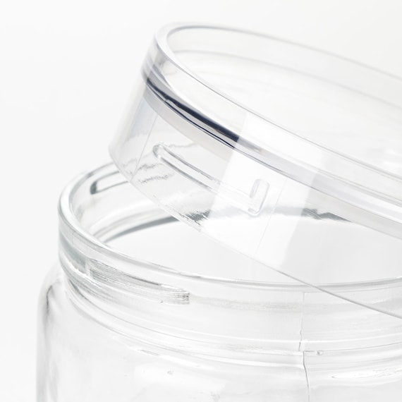 ガラスキャニスター広口(350ml) 3点セット 5枚目画像