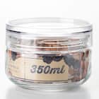 ガラスキャニスター広口(350ml) 3点セット 6枚目画像