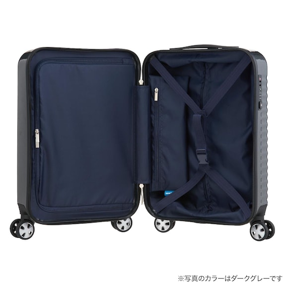 ACEジッパータイプスーツケース 43L (ネイビーカーボン) 2枚目画像