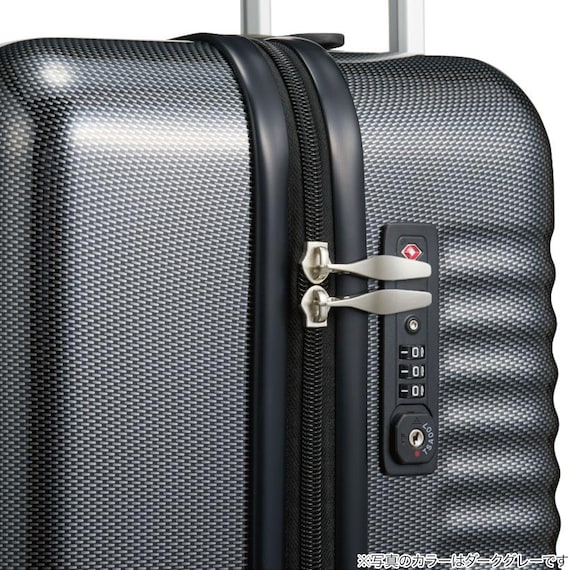 ACEジッパータイプスーツケース 43L (ネイビーカーボン) 3枚目画像