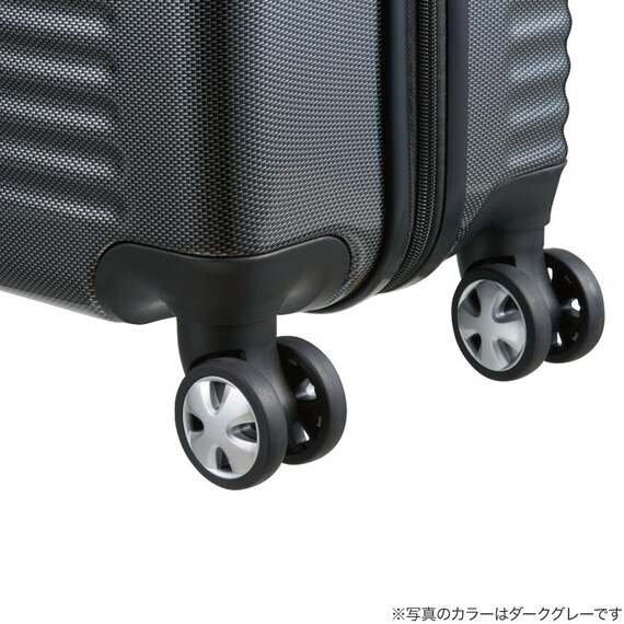 ACEジッパータイプスーツケース 43L (ネイビーカーボン) 4枚目画像