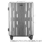 ACE ストッパー付フレームタイプ スーツケース75L(ヘアラインホワイト) 2枚目画像