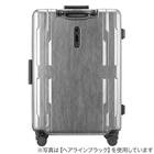 ACE ストッパー付フレームタイプ スーツケース75L(ヘアラインホワイト) 3枚目画像