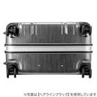 ACE ストッパー付フレームタイプ スーツケース75L(ヘアラインホワイト) 5枚目画像