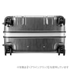 ACE ストッパー付フレームタイプ スーツケース75L(ヘアラインホワイト) 5枚目画像
