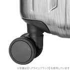 ACE ストッパー付フレームタイプ スーツケース75L(ヘアラインホワイト) 6枚目画像