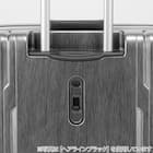 ACE ストッパー付フレームタイプ スーツケース75L(ヘアラインホワイト) 11枚目画像