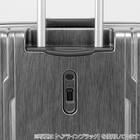 ACE ストッパー付フレームタイプ スーツケース75L(ヘアラインホワイト) 12枚目画像