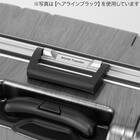 ACE ストッパー付フレームタイプ スーツケース75L(ヘアラインホワイト) 13枚目画像