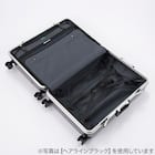ACE ストッパー付フレームタイプ スーツケース75L(ヘアラインホワイト) 15枚目画像