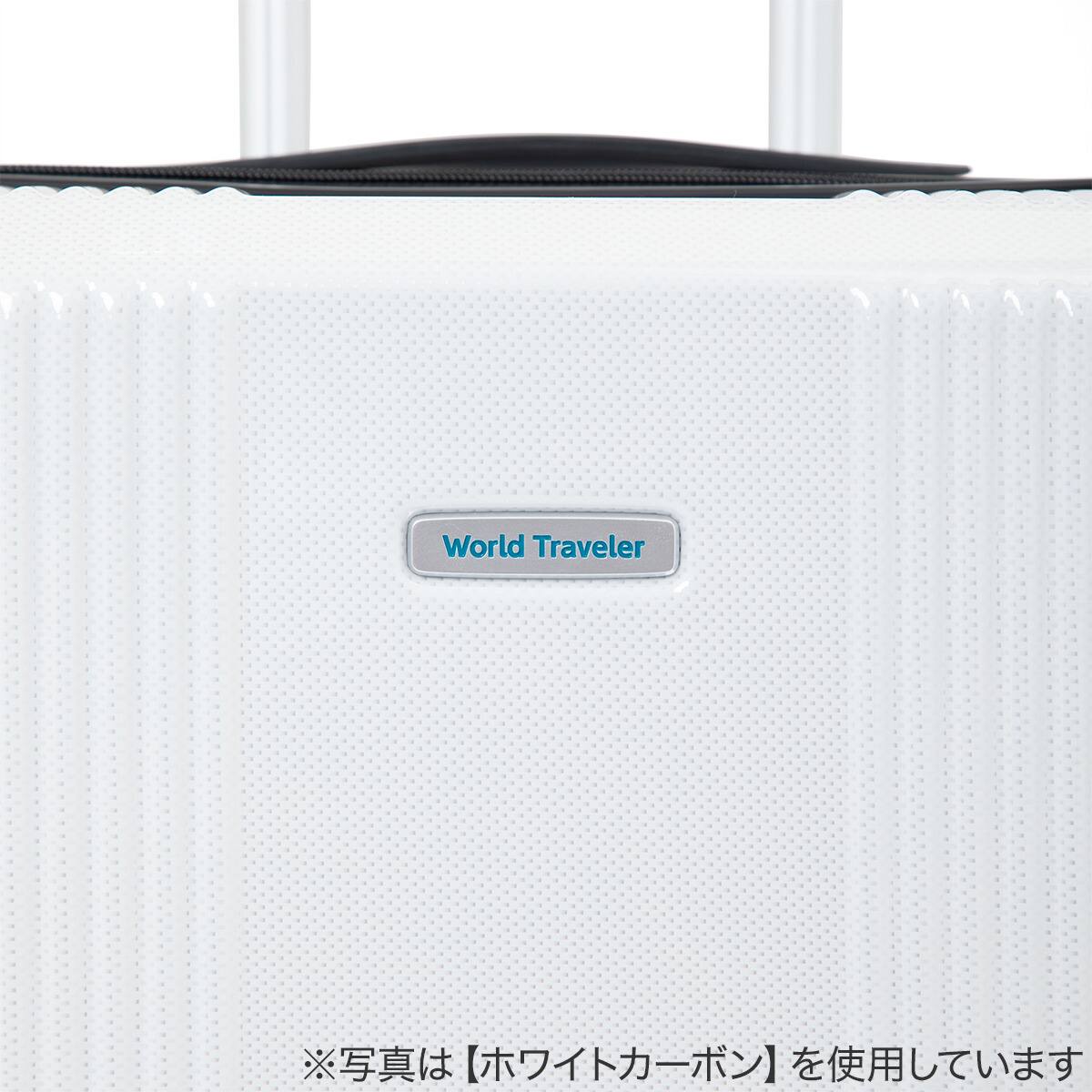 ACE ストッパー付ジッパータイプ スーツケース85L(ブラックカーボン