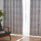 （1枚入り）スヌーピーカーテン デイリーライフ 100X178 IV 1枚目画像