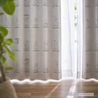 (1枚入り)スヌーピーカーテン デイリーライフ 100X178 IV 2枚目画像