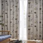 (1枚入り)スヌーピーカーテン フレンズネスト 100X200 GY 1枚目画像