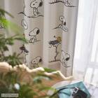 （1枚入り）スヌーピーカーテン フレンズネスト 100X200 GY 2枚目画像