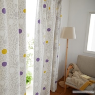 (1枚入り)ムーミンカーテン カラ-サ-クル GY