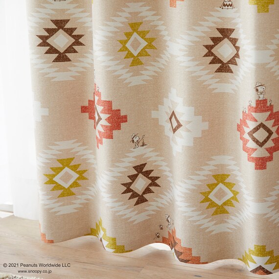 (1枚入り)スヌーピーカーテン コーストライフ 100X135 RE 2枚目画像