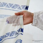 (1枚入り)スヌーピーレース ローウィング 100X133 BL 3枚目画像