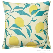 スヌーピークッションカバー キャンプレモン YE