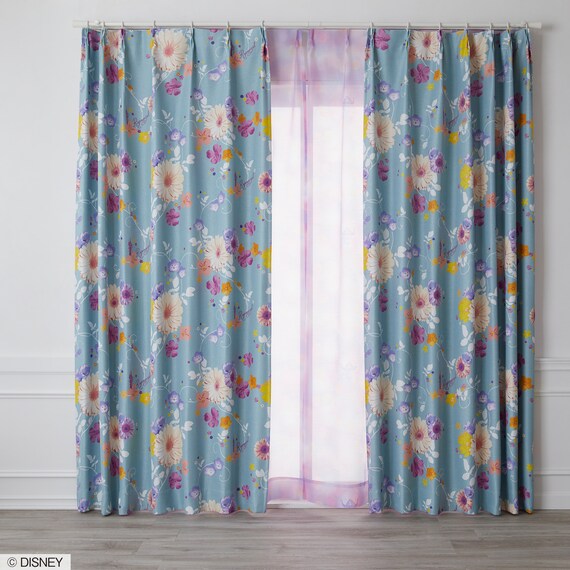 （1枚入り）ディズニーカーテン プリンセスタングルド 100X200 BL 2枚目画像