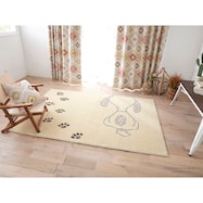 スヌーピーラグ Pawprint